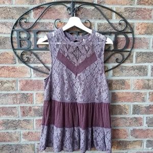 Free People lace tank